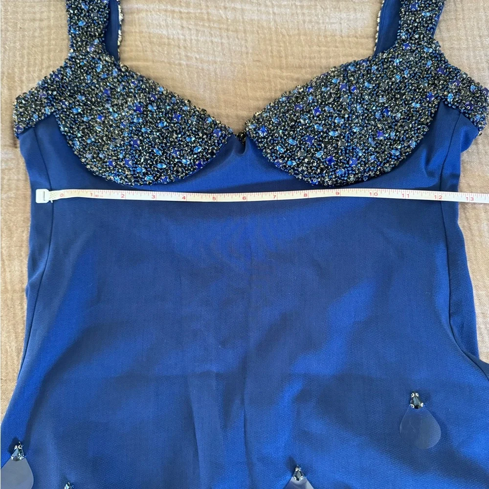 NWOT CLIO PEPPIATT BEADED MINI DRESS - Picture 11 of 12